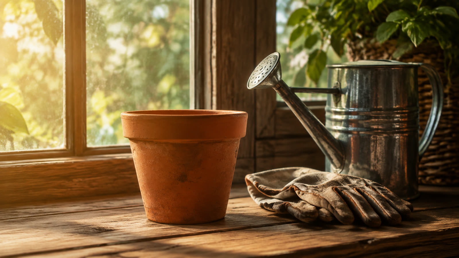Grow a basil seedling between two endpoints First frame